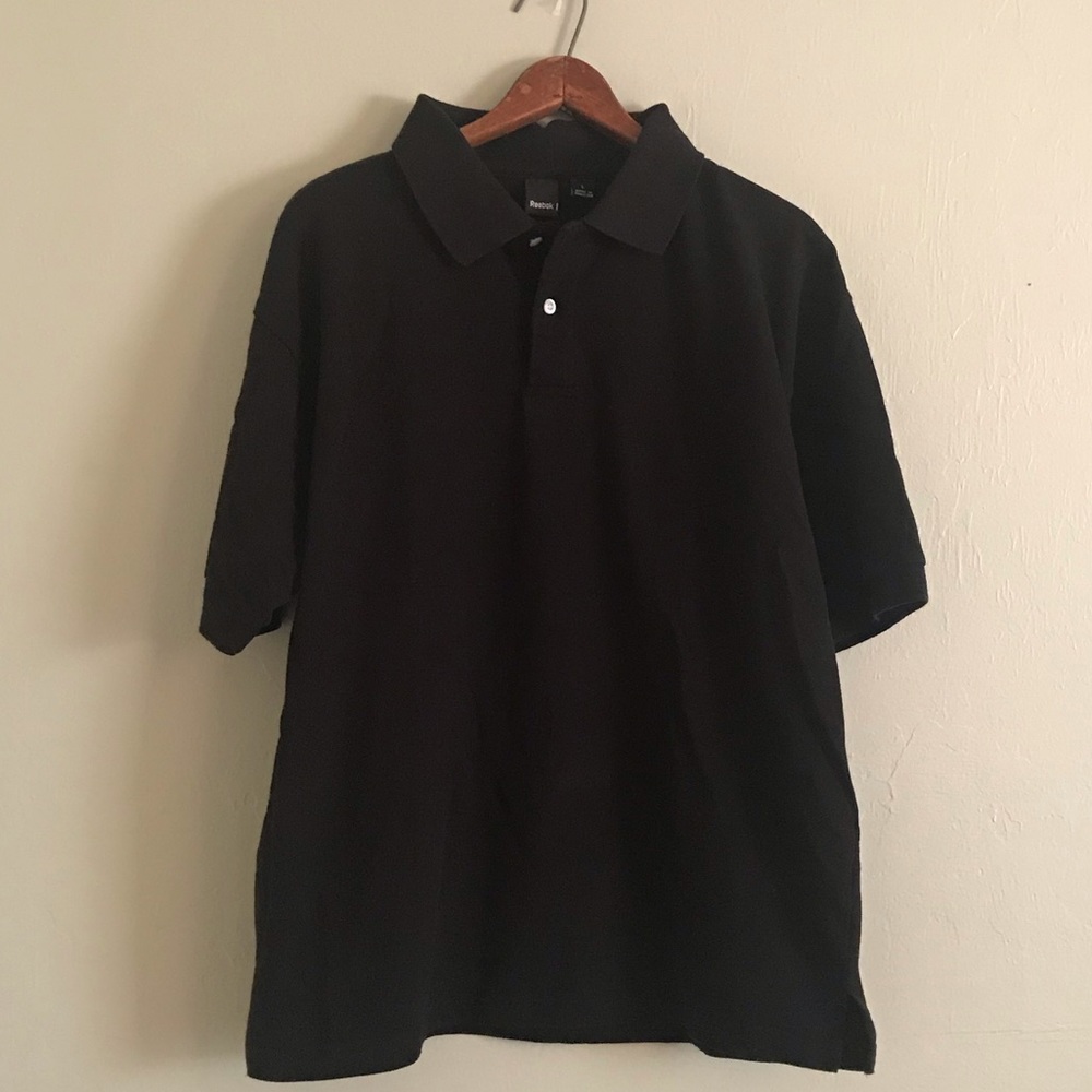 🔥SOLD 🔥⚫️Black Reebok Polo⚫️